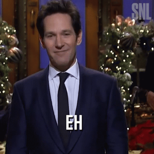 Eh Paul Rudd Shaking Head GIF