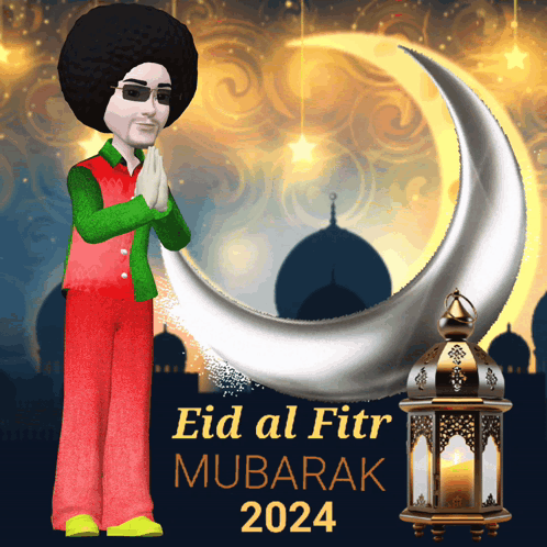 Eid al Fitr Cartoon Character