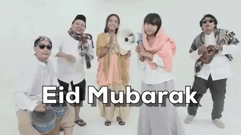Eid Mubarak Music Instruments GIF