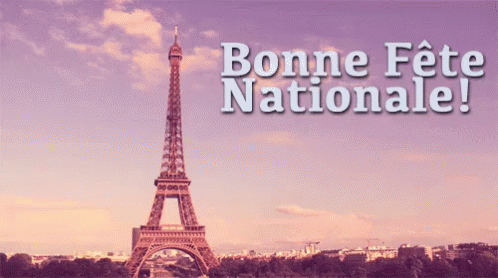 Eiffel Tower Bonne Fete Nationale Bastille Day GIF