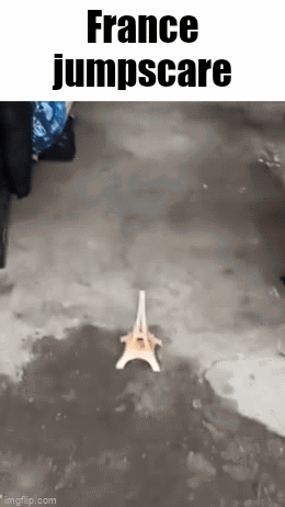 Eiffel Tower France Jumpscare GIF