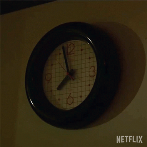 Eight O'Clock Ticking Clock GIF