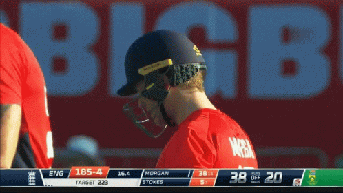 Eion Morgan Funny Ball Hit GIF