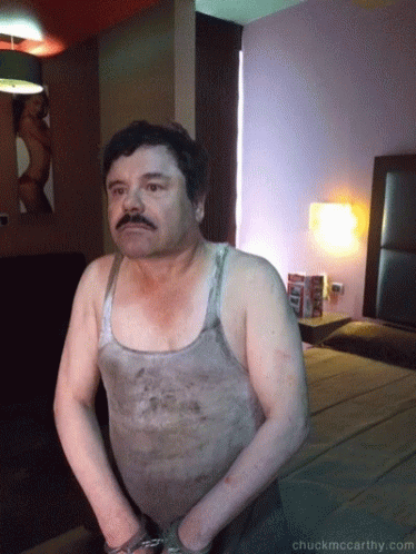 El Chapo Moving Head GIF
