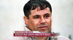 El Chapo On The News GIF