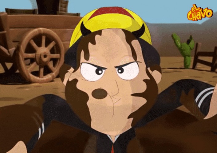 El Chavo Gets Punched By Quico GIF 