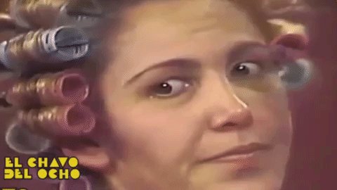El Chavo Dona Florinda Eye Roll GIF