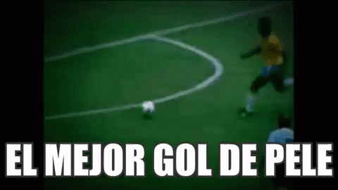 El Mejor Gol De Pele Soccer Player Kicking Ball GIF