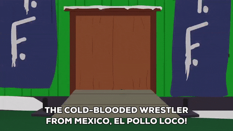 El Pollo Loco Cold Blooded Wrestler GIF