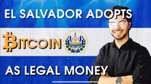 El Salvador Adopts Bitcoin GIF