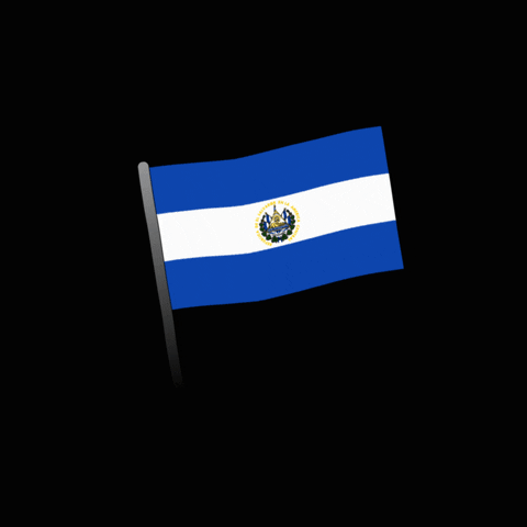 El Salvador Flag Sticker GIF