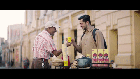 El Salvador Giving Coffee GIF