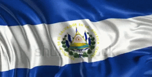 El Salvador Silky Flag GIF