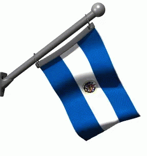 El Salvador Sticking Flag GIF