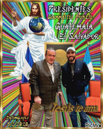 El Salvador Trippy Artwork GIF