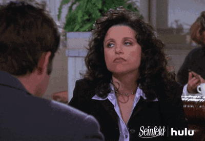 Elaine Benes Feeling Blah With Date GIF