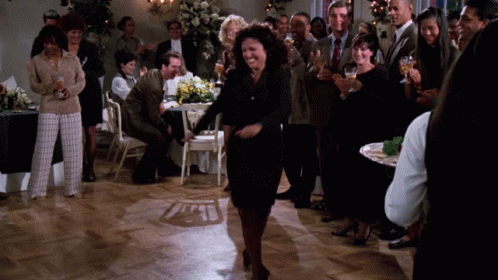 Elaine Dancing Party GIF