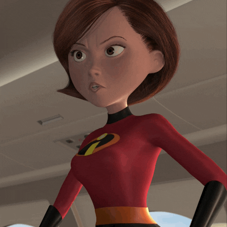 Elastigirl Does Not Approve GIF