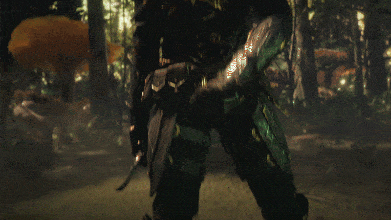 Elder Scrolls Dark Elf Using Green Magic GIF