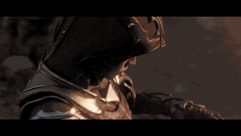 Elder Scrolls Lyranth Creating Circular Fire GIF