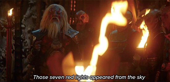 Elderly Klingon Koroth Giving Prophecies Star Trek GIF