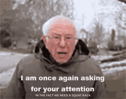 Elderly Man Asking For Squat Rack