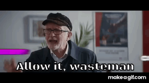 Elderly Man in Glasses and Hat Allow It Wasteman