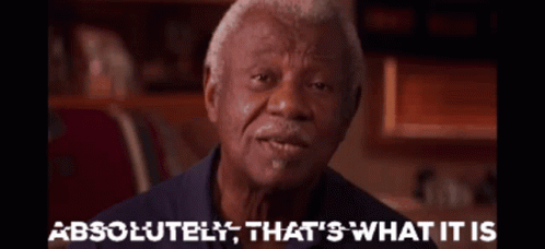 Elderly Man Says Absolutely That's What It Is
