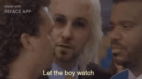 Elderly Man Talking And Laughing With Another Man GIF