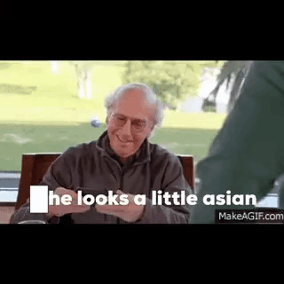 Elderly Man Talking And Laughing With Another Man GIF