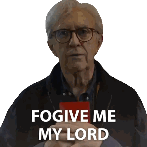 Elderly Man with Glasses Forgives My Lord