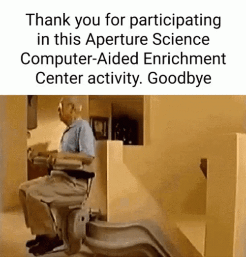 Elderly Portal Stairlift At Home GIF