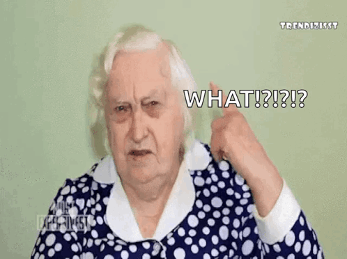 Elderly Woman Covering Ear What