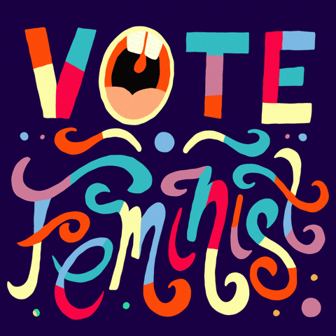 Election Day Vote Feminists GIF