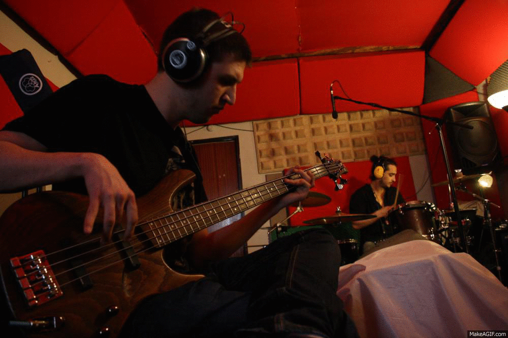 Electric Guitar Playing GIF