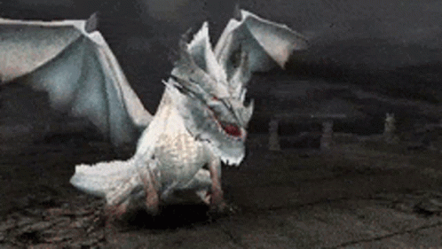 Electrocuted Seasmoke Dragon GIF
