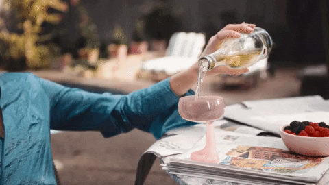 Elegant Liquor Pouring Drink GIF