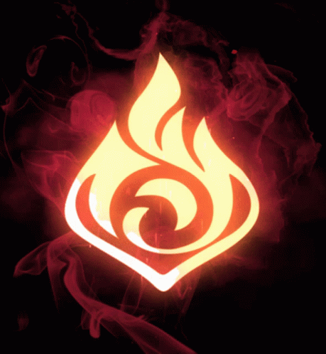 Elemental Rose Fire GIF