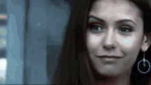 Elena Gilbert Katherine Pierce Staring Each Other GIF