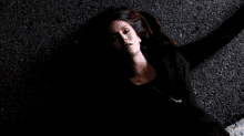 Elena Gilbert Lying On Ground Hurt GIF