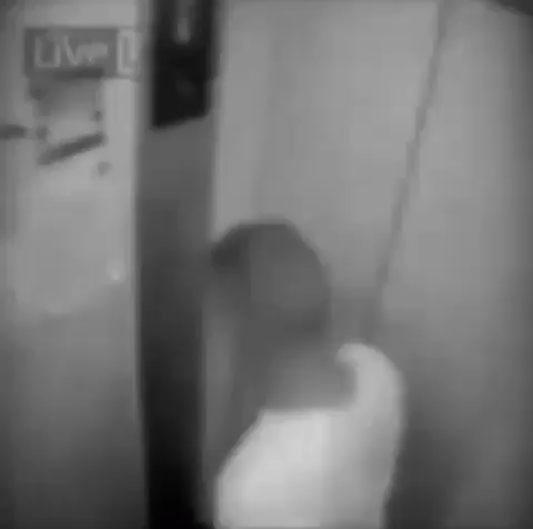 Elevator Opens Troll Face Meme GIF