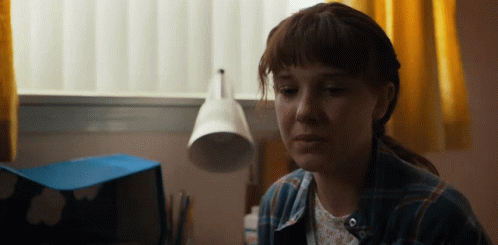 Eleven Sad Eyes Talking About Care GIF