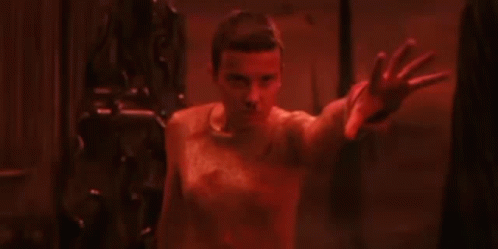 Eleven Unleashing Telekinetic Power GIF
