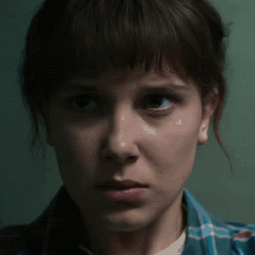 Eleven Controlling Her Anger Stranger Things GIF