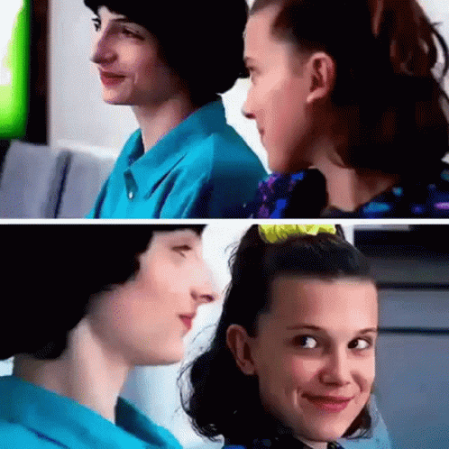 Eleven And Mike Sweet Moments Collection GIF