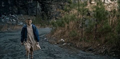 Eleven Moving Forward Fierce Eyes GIF