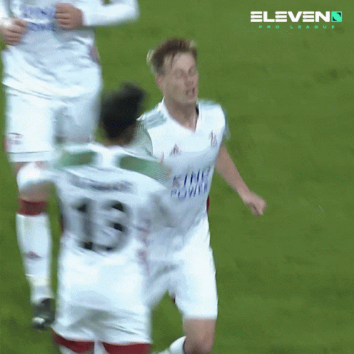 eleven pro league is displayed on the soccer field
