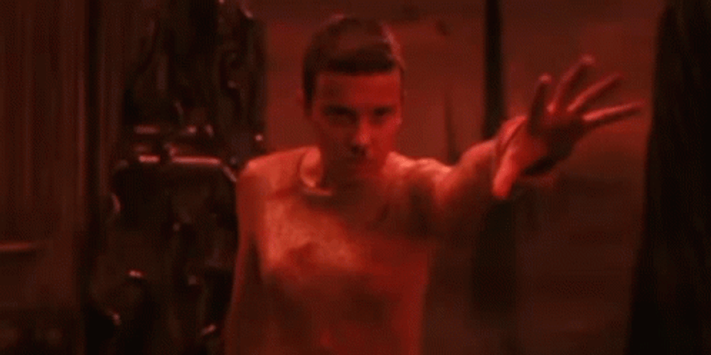 Eleven Unleashing Telekinetic Power GIF
