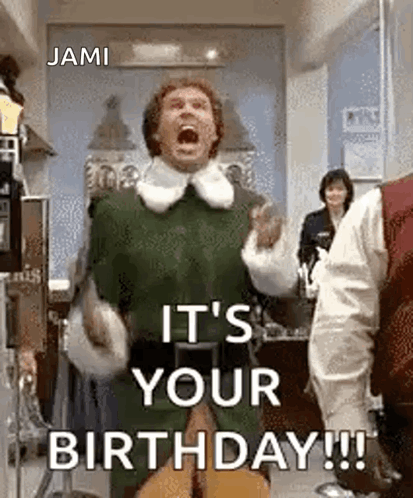 Elf Birthday Meme GIF