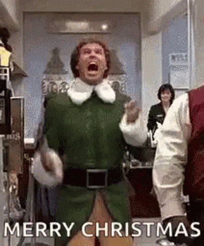 Elf Costume Merry Christmas Meme GIF